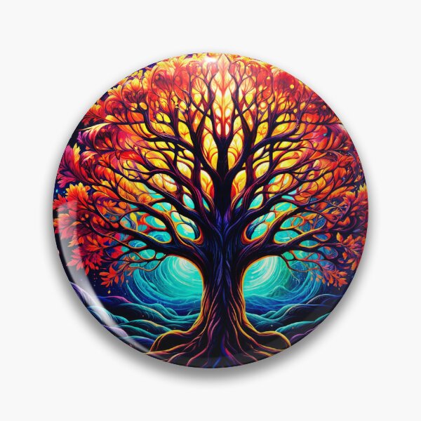 Item preview, Tree of life in bright colors designed and sold by PixelCraftDSG.