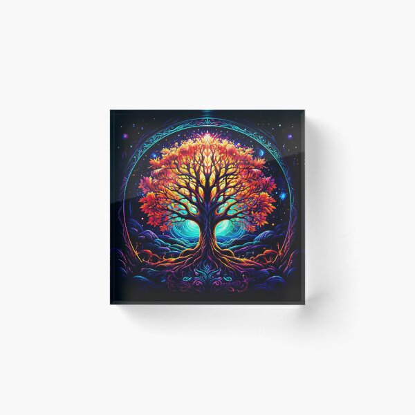 Item preview, Tree of life in bright colors designed and sold by PixelCraftDSG.