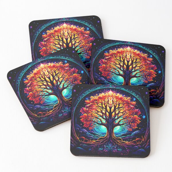 Item preview, Tree of life in bright colors designed and sold by PixelCraftDSG.