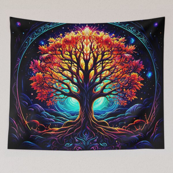 Item preview, Tree of life in bright colors designed and sold by PixelCraftDSG.