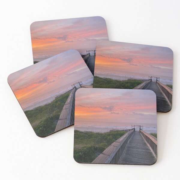 Item preview, Litchfield Beach walkway dunes at sunrise designed and sold by maryhershey.