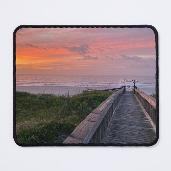 Item preview, Litchfield Beach walkway dunes at sunrise designed and sold by maryhershey.