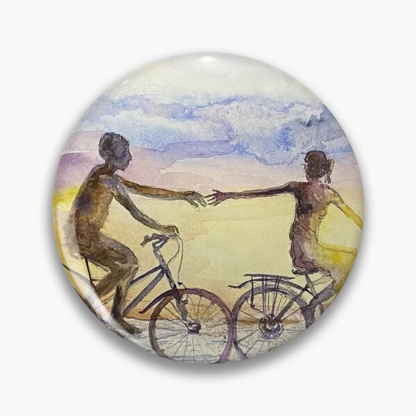 Item preview, Cyclists. Happy couple. designed and sold by Elena Reutova.