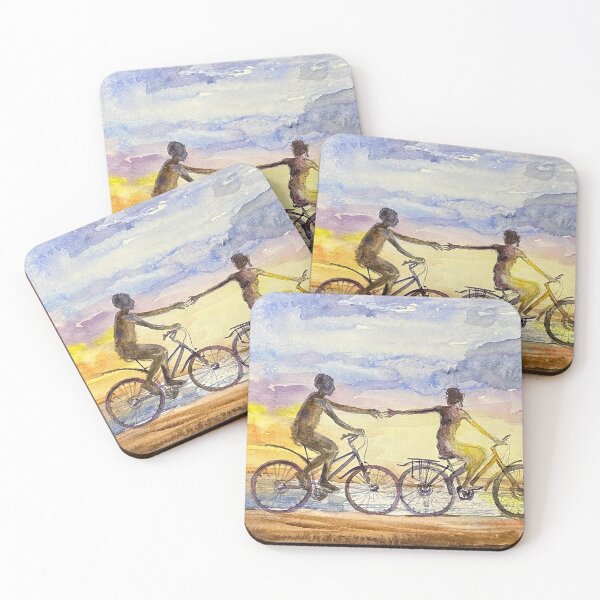 Item preview, Cyclists. Happy couple. designed and sold by Elena Reutova.