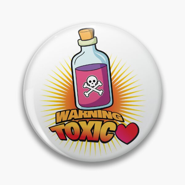 Item preview, Warning, toxic love designed and sold by therockstuff.