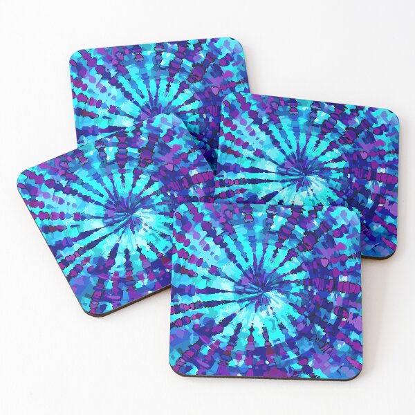 Artikelvorschau, Spiralförmiges blaues Batikdesign entworfen und verkauft von Artbyminga.