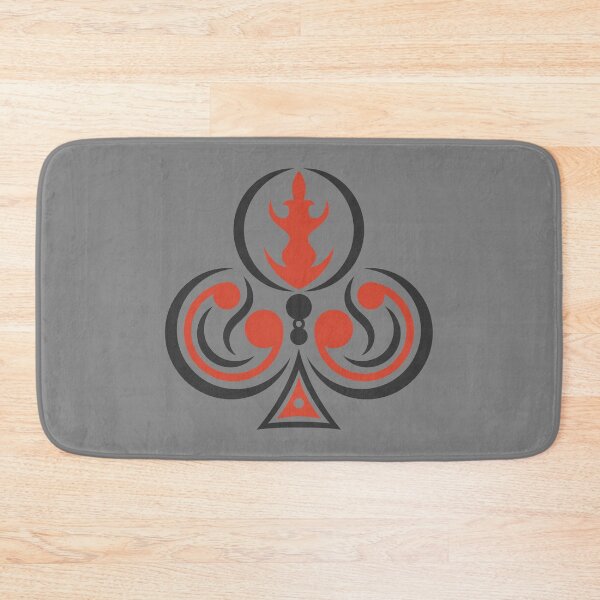 Item preview, clubs symbol, tribal art, playing cards designed and sold by Numbers-Art.