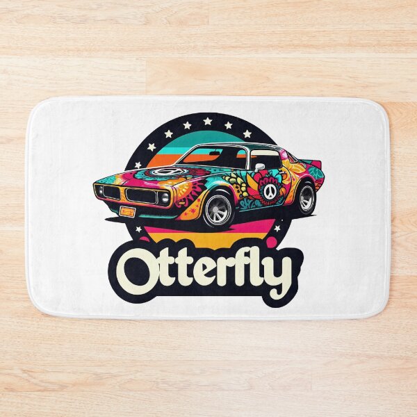 Item preview, Retro Peace and Love Car designed and sold by OtterDesigns.