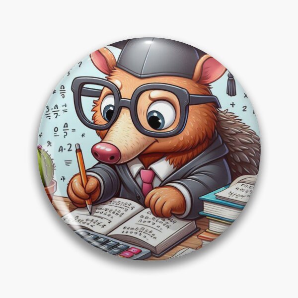 Artikelvorschau, Professor Aardvark, Mathematikexperte entworfen und verkauft von BonoloStore.