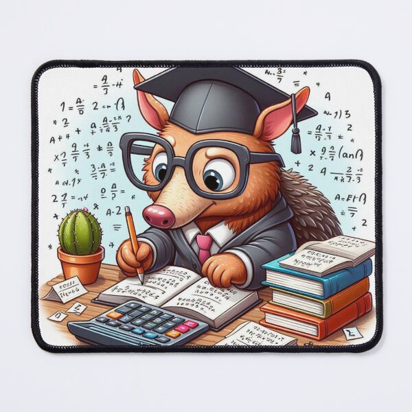 Artikelvorschau, Professor Aardvark, Mathematikexperte entworfen und verkauft von BonoloStore.