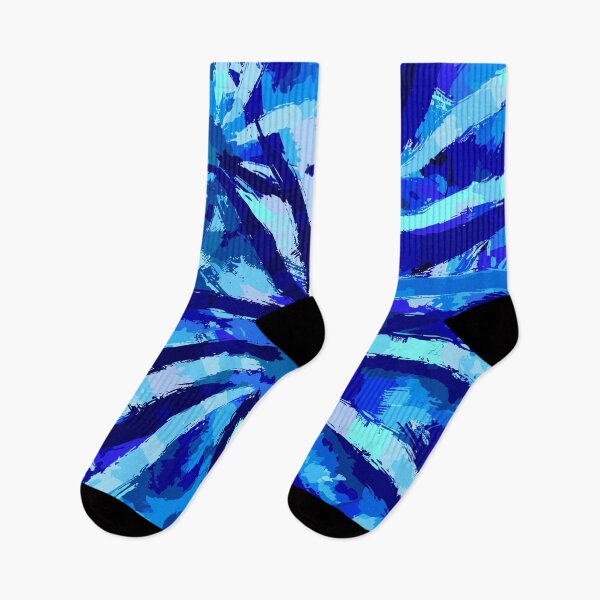 Item preview, Wiggles of Blue Tie Dye Design designed and sold by Artbyminga.