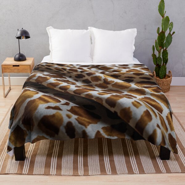 Item preview, imitation wild giraffe skin, leather with brown and gold spots designed and sold by Carlos Gudino.