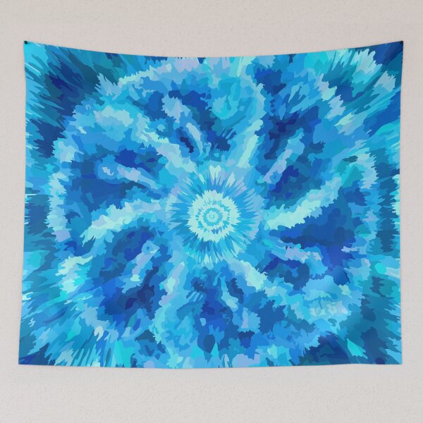 Item preview, Motions of Blue Tie Dye Design designed and sold by Artbyminga.