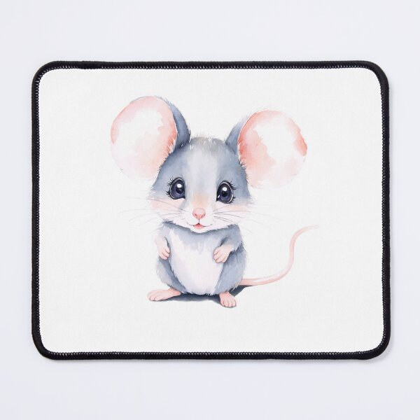 Item preview, Cute Watercolor Mouse, Watercolor Mouse Delight designed and sold by Victoria Riabov.