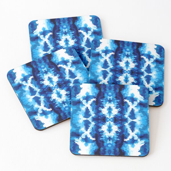 Artikelvorschau, Vertikales blaues Batikdesign entworfen und verkauft von Artbyminga.