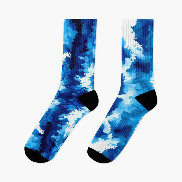 Item preview, Vertical Blue Tie Dye Design designed and sold by Artbyminga.