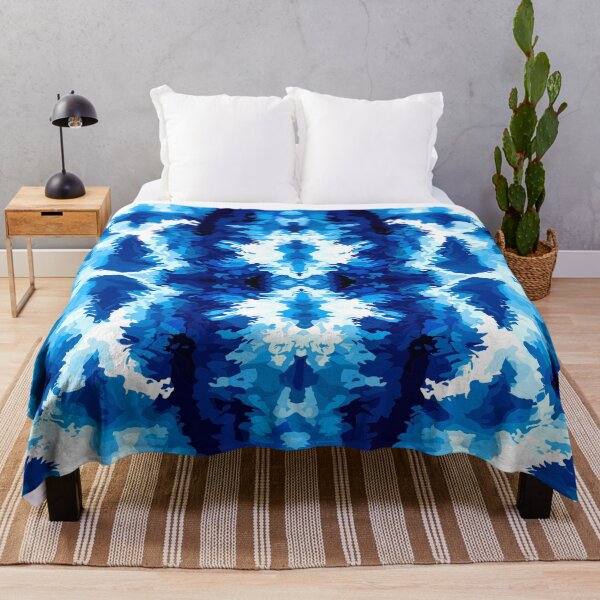 Item preview, Vertical Blue Tie Dye Design designed and sold by Artbyminga.