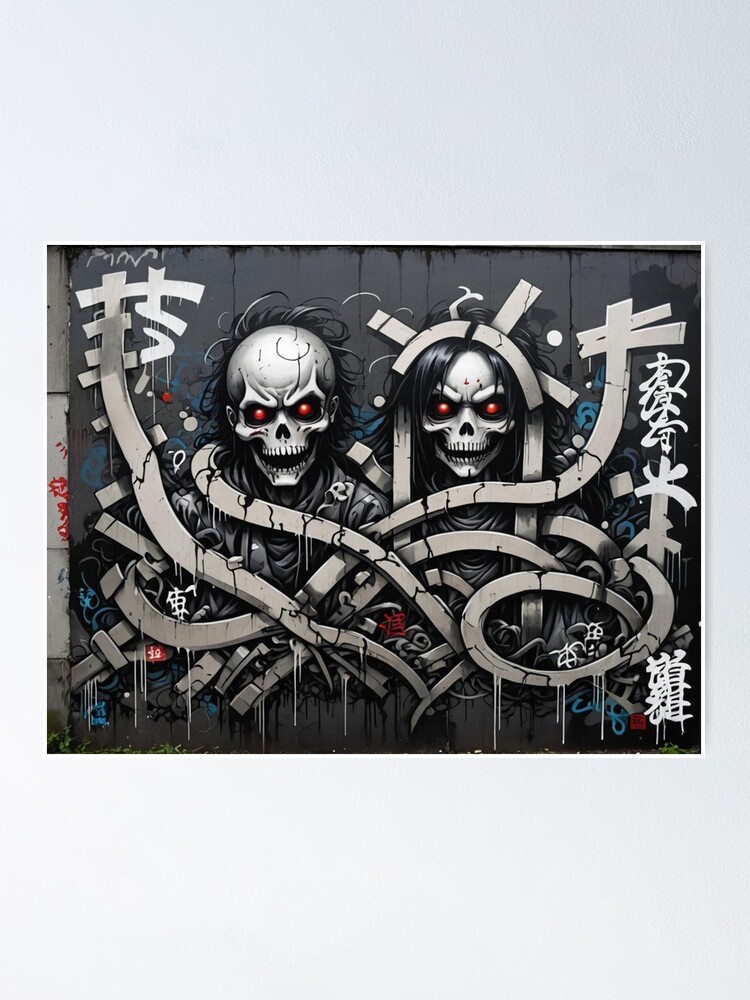 Gothic Curse, Street Art, Japanese Graffiti