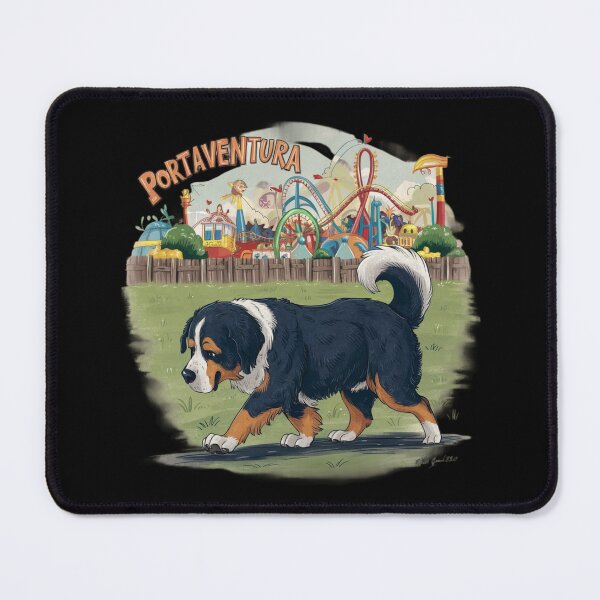 Item preview, Sad dog next to the amusement park designed and sold by MyNiceDesigns.