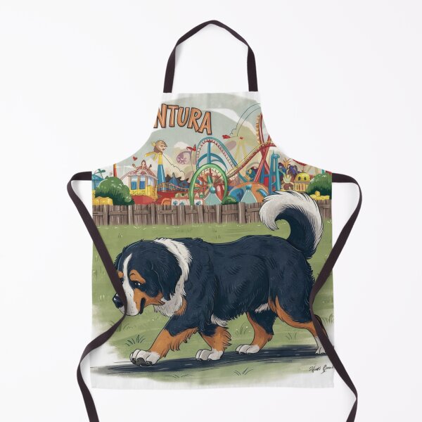 Item preview, Sad dog next to the amusement park designed and sold by MyNiceDesigns.