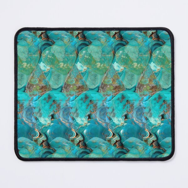 Item preview, 'Serenity' Turquoise Sagittarius Crystal Birthstone Seamless Pattern designed and sold by Venus-in-Virgo.