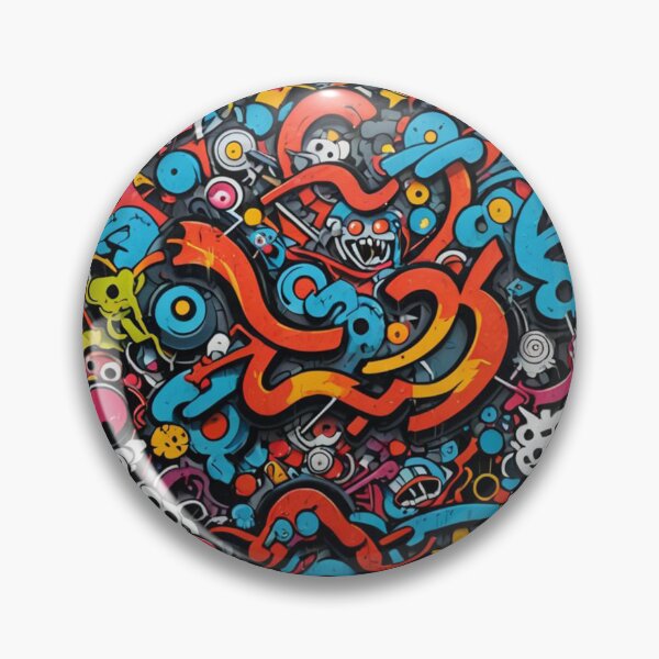 Item preview, Abstract Graffiti Pattern, Japanese Street Art designed and sold by Burn-Ego.