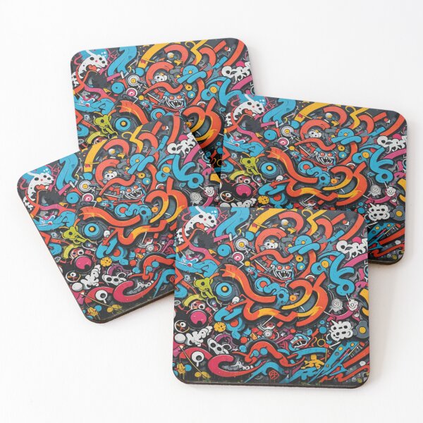 Item preview, Abstract Graffiti Pattern, Japanese Street Art designed and sold by Burn-Ego.