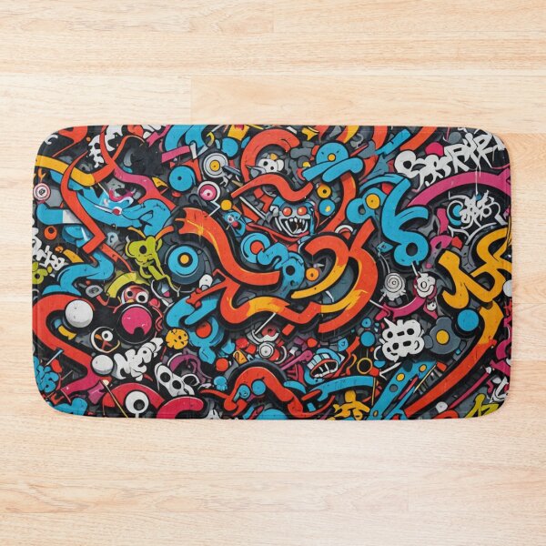 Item preview, Abstract Graffiti Pattern, Japanese Street Art designed and sold by Burn-Ego.