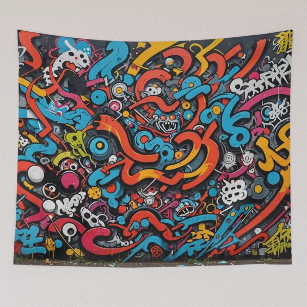 Item preview, Abstract Graffiti Pattern, Japanese Street Art designed and sold by Burn-Ego.