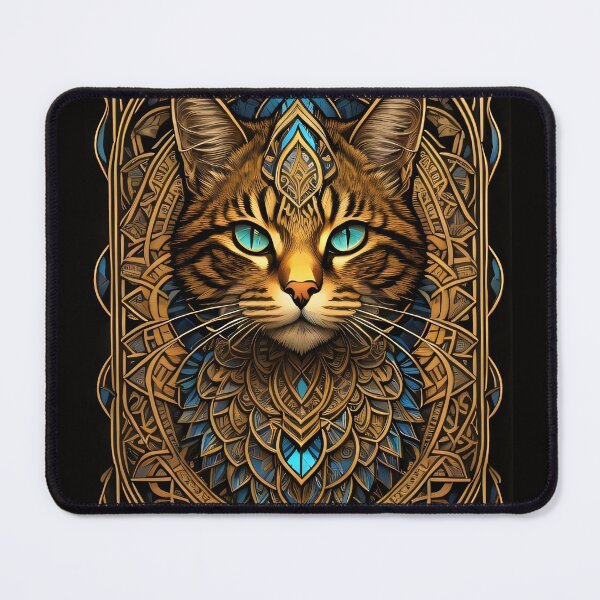 Item preview, Fractal Bastet designed and sold by Egyptology.