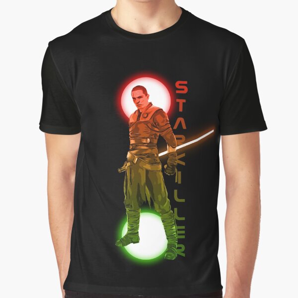 Vista previa del artículo con la obra «Starkiller Red Green Aesthetic», diseñado y vendido por dy-design.