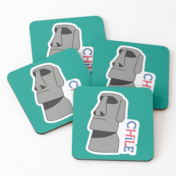 Item preview, Chile travel sticker from Rapa nui moai statue design designed and sold by WuweiDG.