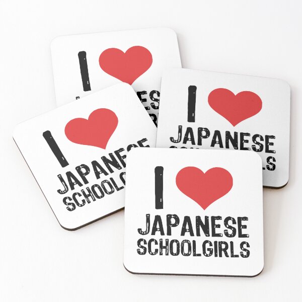 Item preview, I Love Japanese Schoolgirls designed and sold by The "I Love Everything" Shop.