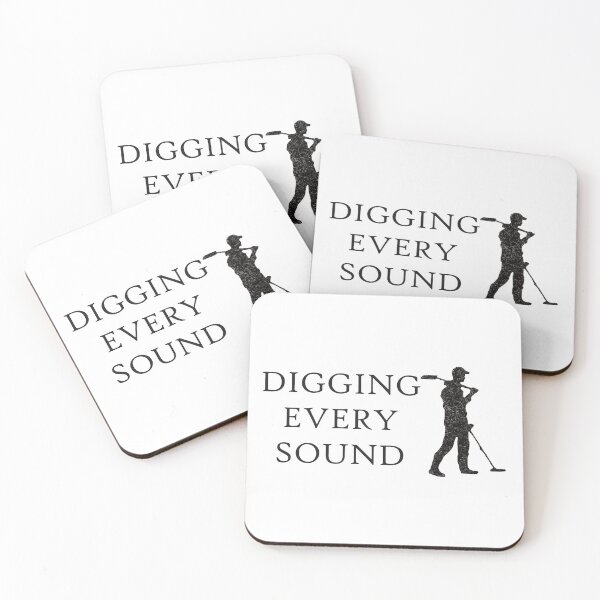 Item preview, Digging Every Sound Treasure Hunter With Metal Detector Design designed and sold by TheRainFamily.