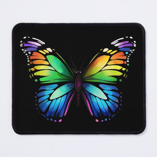 Item preview, multicolor butterfly designed and sold by eriktartufo.