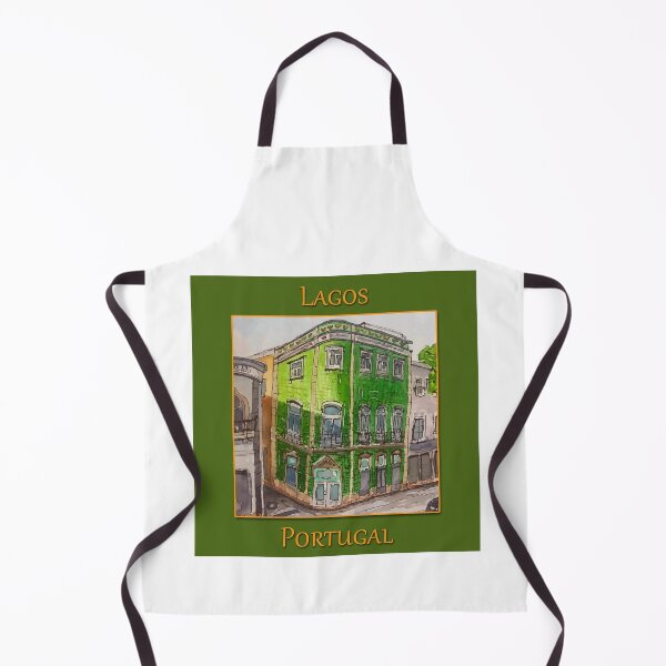 Item preview, Cute green tiled building in Lagos Portugal designed and sold by welshdesigns.