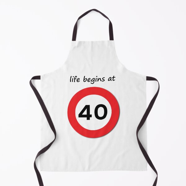 Item preview, Life begins at 40 designed and sold by wearequotes.