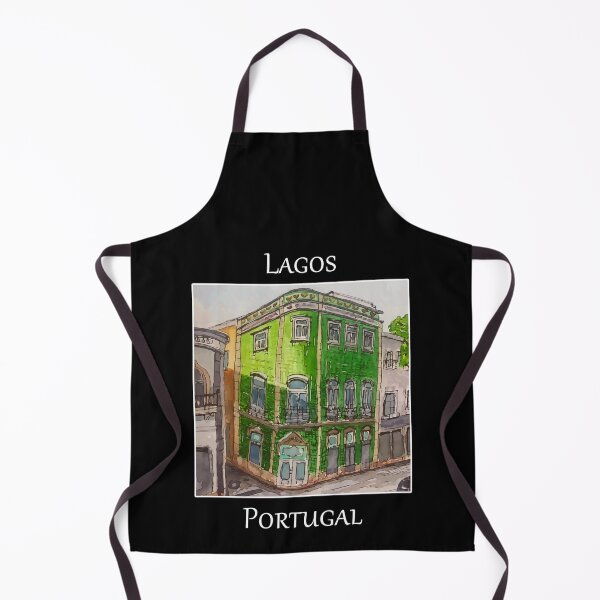 Item preview, Cute green tiled building in Lagos Portugal designed and sold by welshdesigns.