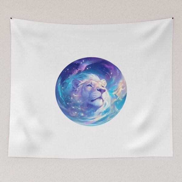 Item preview, Aesthetic White Lion designed and sold by SMARTKIT  DESIGNAGENCY.