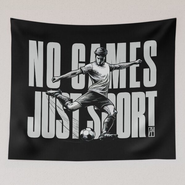 Item preview, NO GAMES JUST SPORT - Football - Soccer - FOOTBALL PLAYER - MEN - 6 designed and sold by ArtProjectShop.