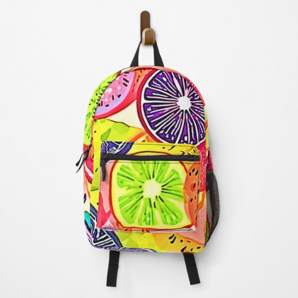 Item preview, Rainbow Citrus: Juicy Pattern designed and sold by Health And Fitness Posts e-Store.