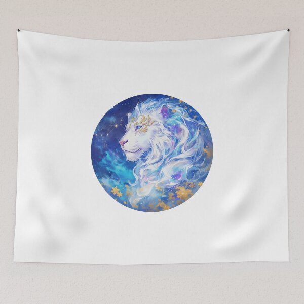 Item preview, Aesthetic White Lion designed and sold by SMARTKIT  DESIGNAGENCY.