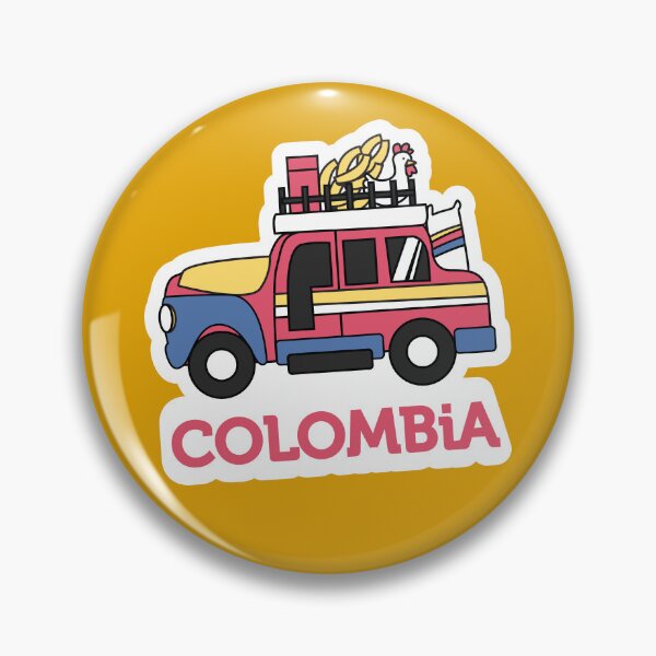 Item preview, Colombia travel sticker, colombian chiva design designed and sold by WuweiDG.