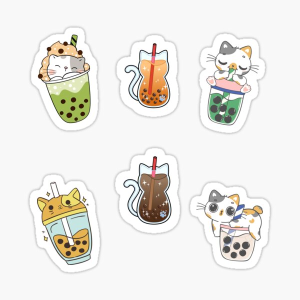 Item preview, Boba cat designed and sold by AnyMar2023.
