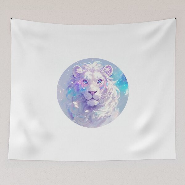 Item preview, Aesthetic White Lion designed and sold by SMARTKIT  DESIGNAGENCY.