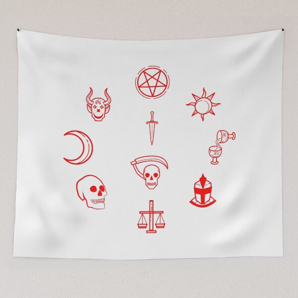 Item preview, Occult Pattern Red designed and sold by Gumless.