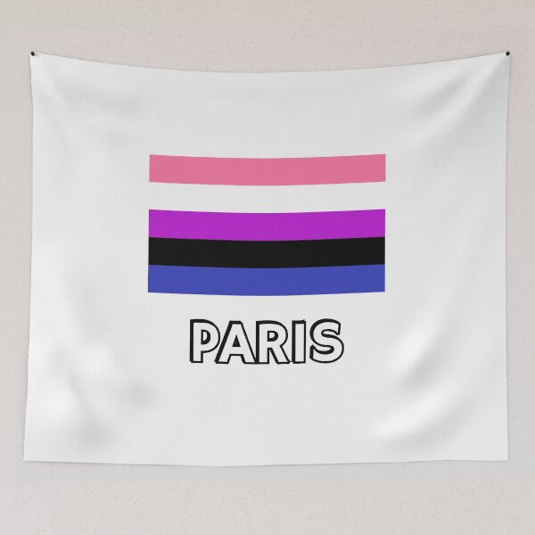 Item preview, Genderfluid Pride Flag Paris designed and sold by Inspirationmotivation.