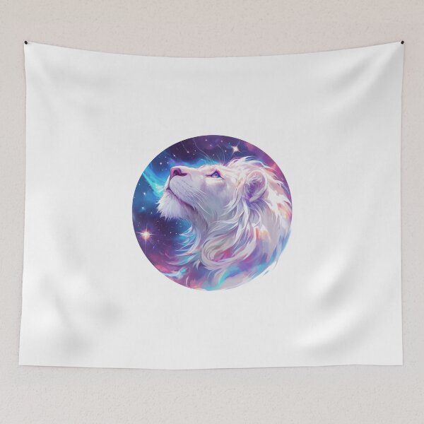 Item preview, Aesthetic White Lion designed and sold by SMARTKIT  DESIGNAGENCY.