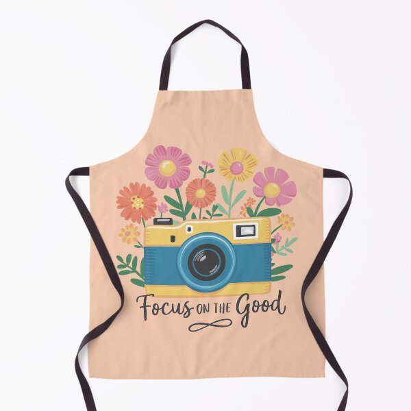 Item preview, Vintage Camera with Flowers - Focus on the Good Art designed and sold by PrintableByZaah.