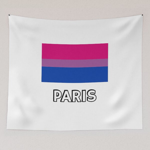 Item preview, Bi Pride Flag Paris designed and sold by Inspirationmotivation.